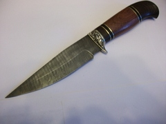 Нож Вакула из дамасской стали.